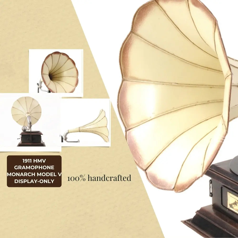 1911 HMV Gramophone Monarch Model V Display-Only