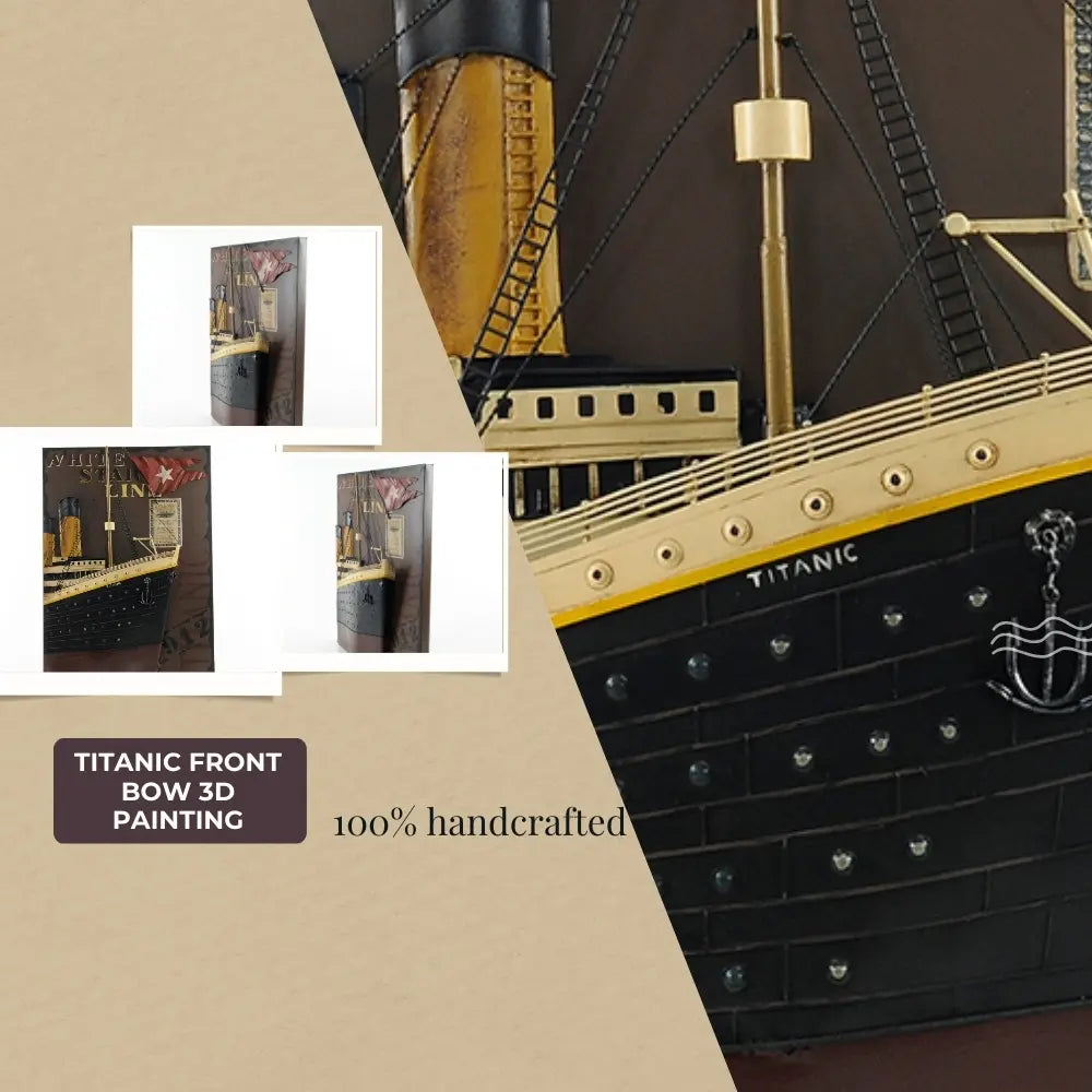 Titanic Front Bow 3D Painting