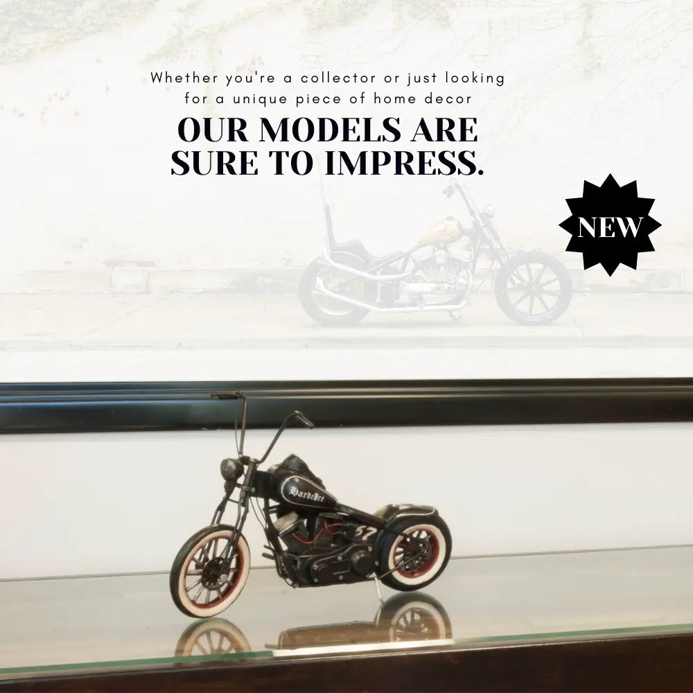 Hardcore 67 Chopper Motorcycle Metal Handmade