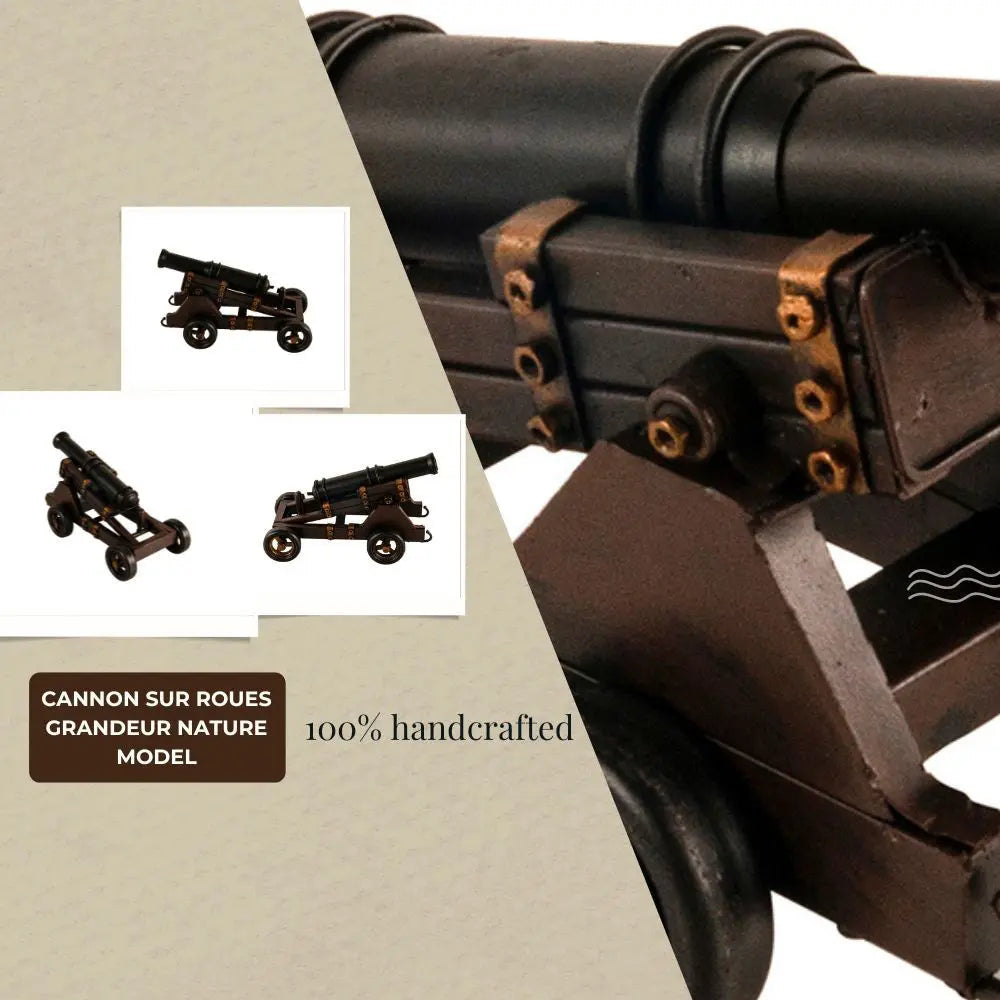 Cannon Sur Roues Grandeur Nature Model