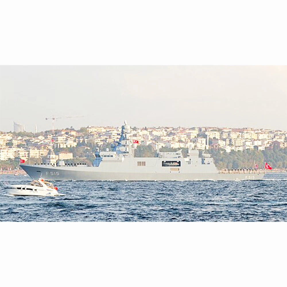 Turkish Navy TCG Istanbul (F515) Istanbul-class Frigate 30 Inches Model