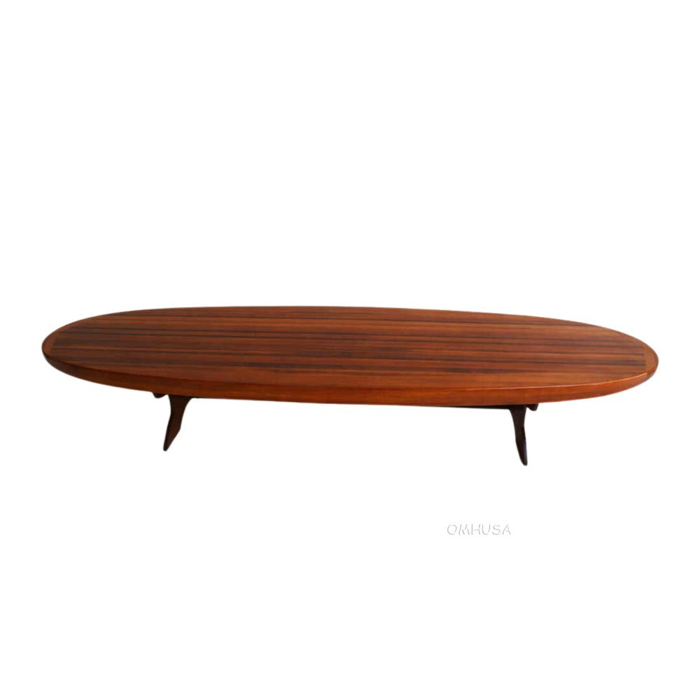 Wooden Single Paddle Board Coffe Table 18.5 Inches tall