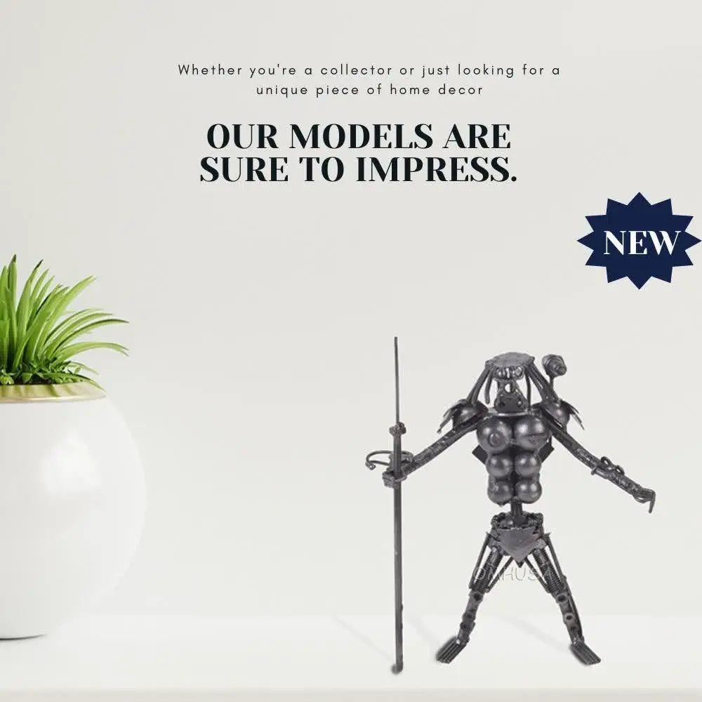 Metal Predator with Spear