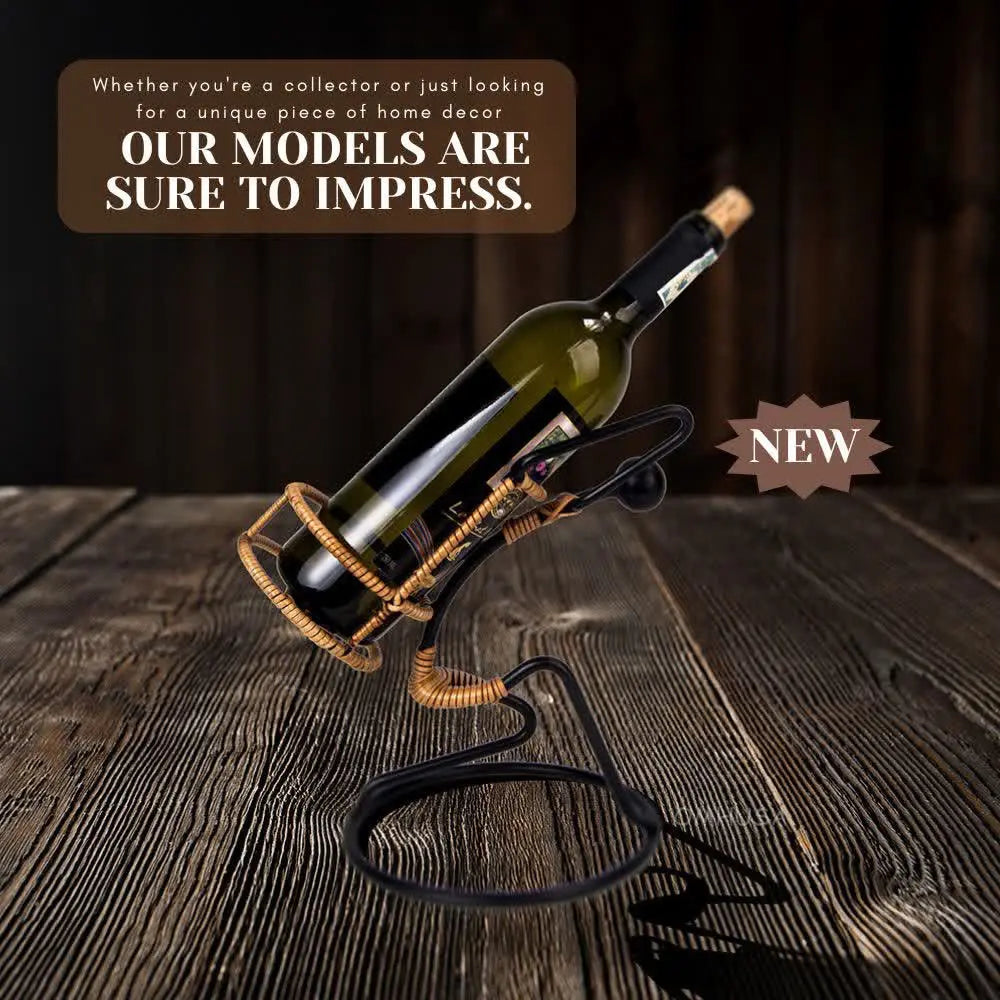Holding Up the Heavens Unique Wine Holder