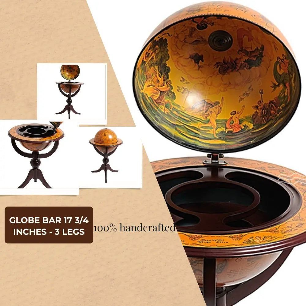 Globe bar 17 3/4 inches - 3 legs