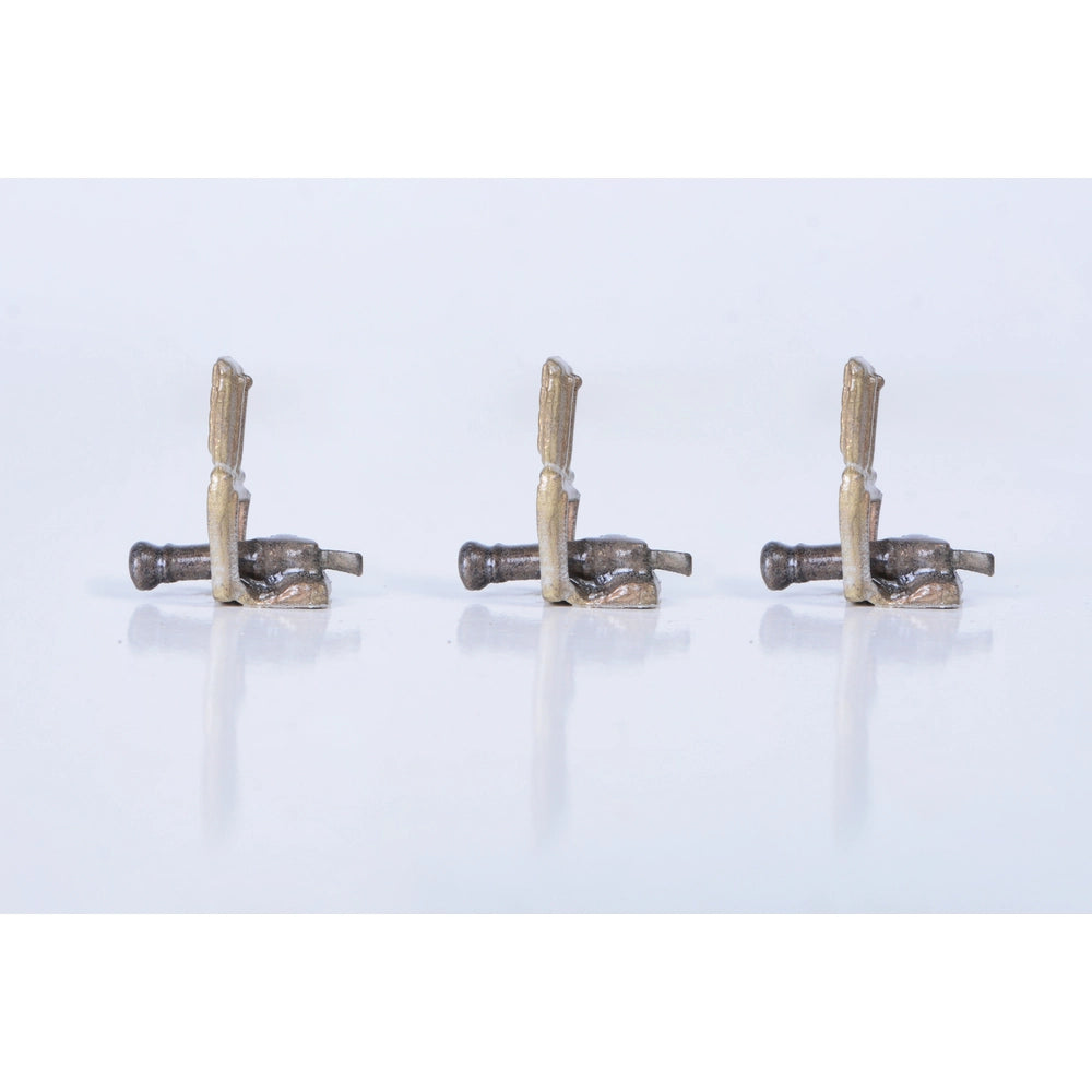 Square Metal Side Window And Attached Metal Cannon (Large)