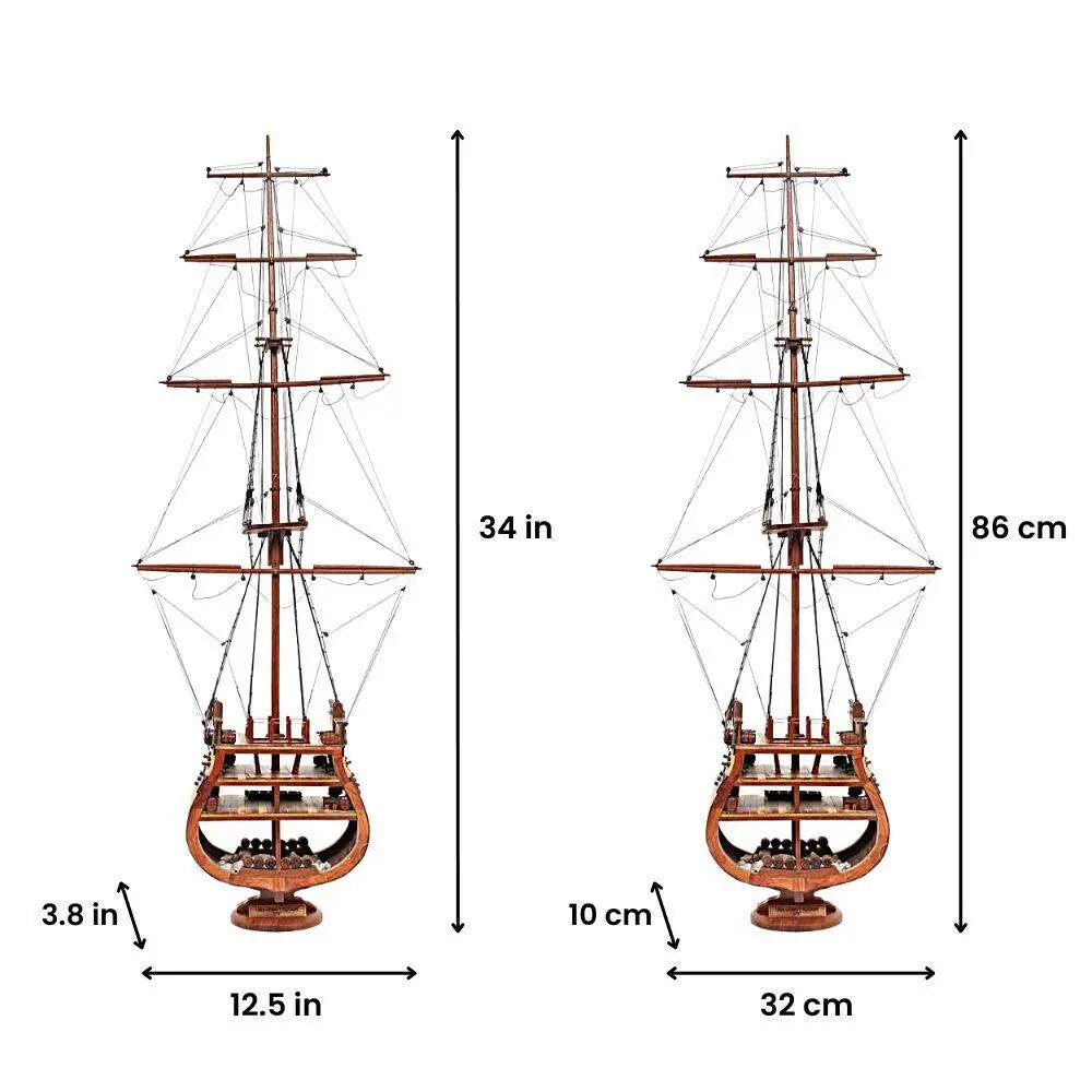 USS Constitution Cross Section