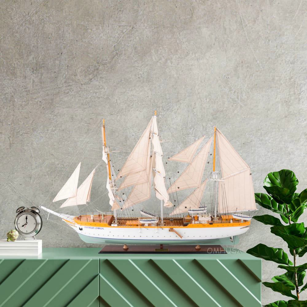 Statsraad Lehmkuhl | Admiral Line Tall Ship Model - Fully Assembled