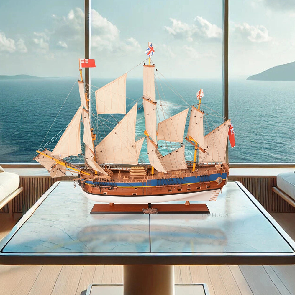 HMS Endeavour White Painted