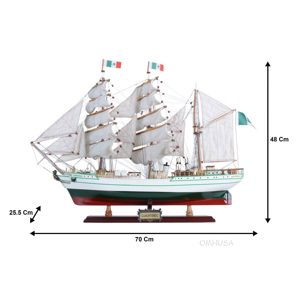Cuauhtemoc Medium (curved sails) 28 inches