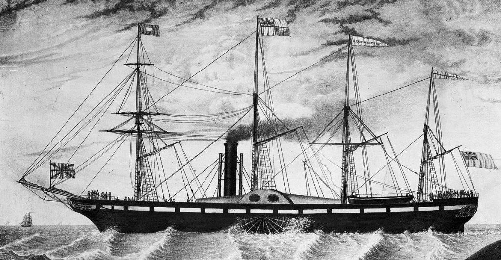 SS Great Western Steamship 30 inches boat model