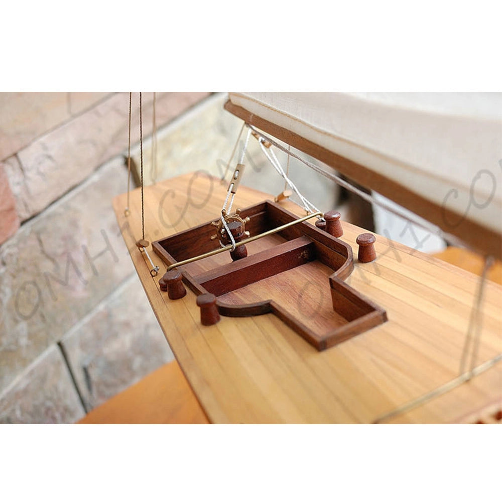 Constellation Small Sailboat Schooner Yacht Model NEW