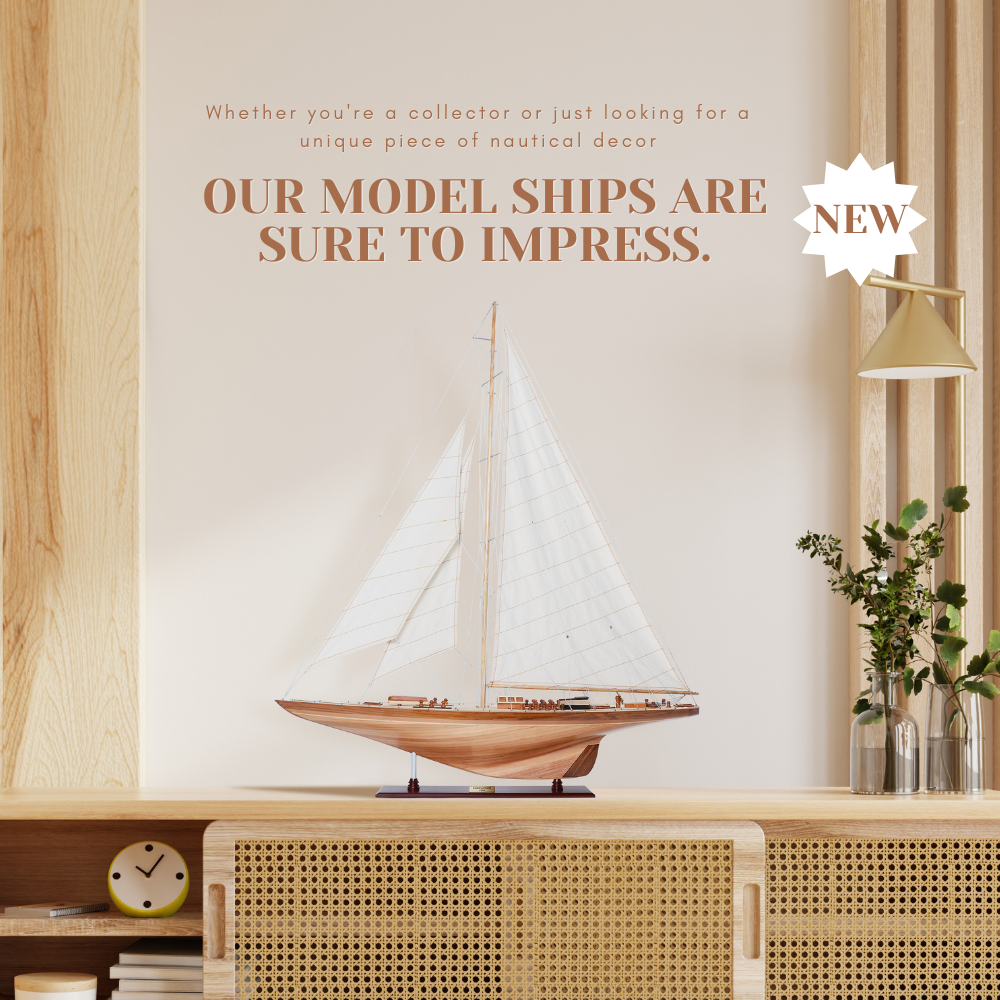 Endeavour 40 Inch Sailboat Model