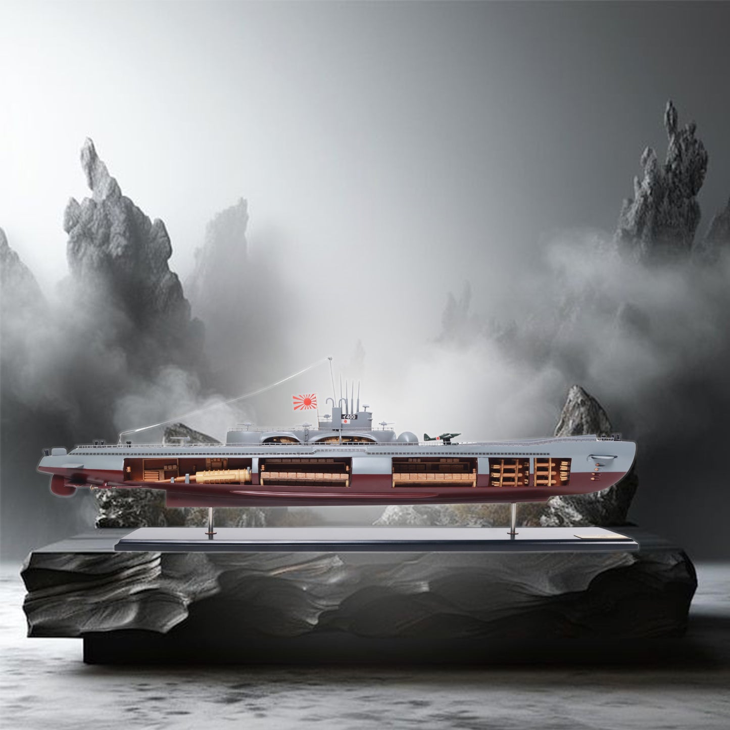Submarine Cutaway 28 inches