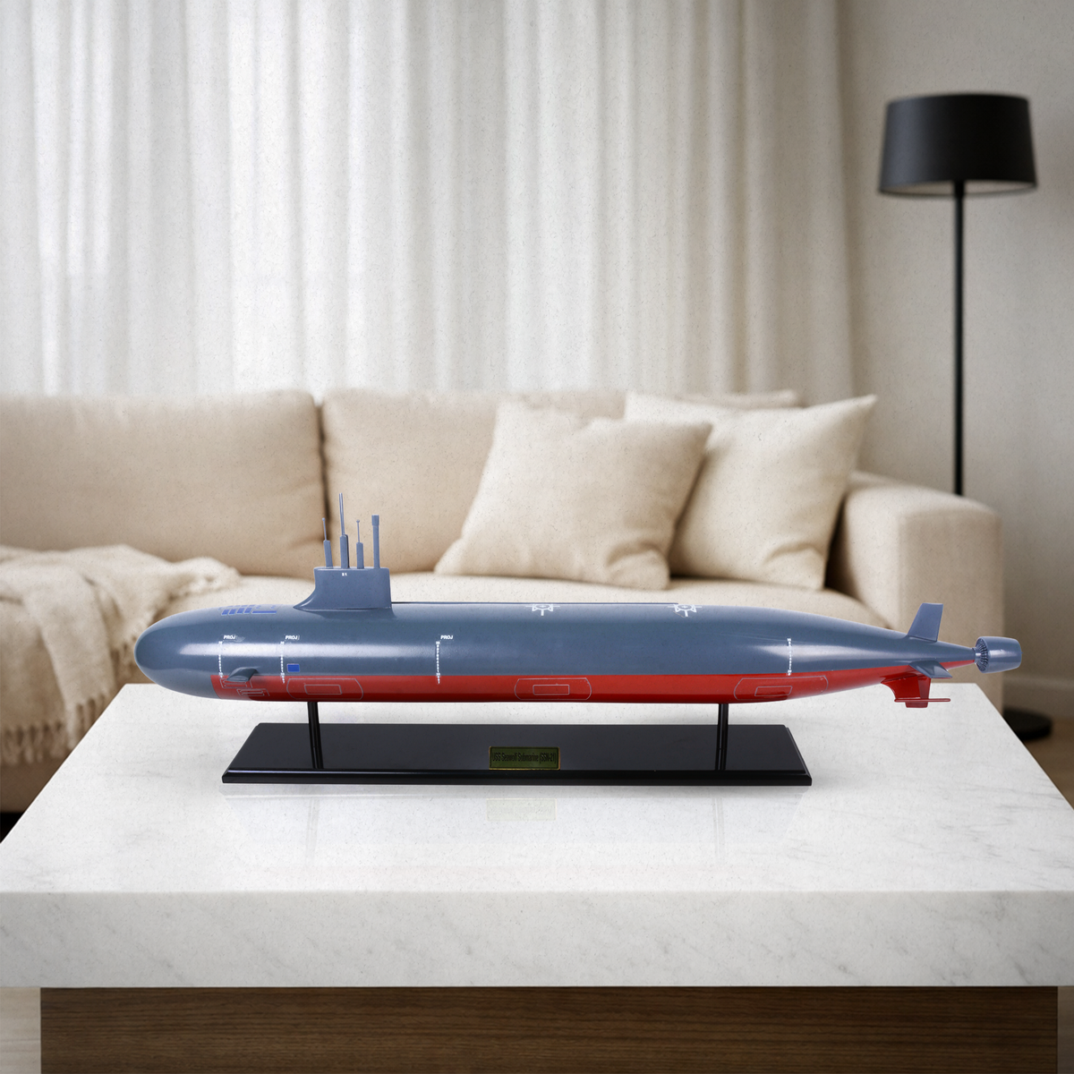 CM412 - USS Seawolf Submarine (SSN-21) 30 Inches Model