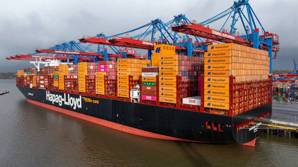 Hamburg Express 30 inches Container Ship Model