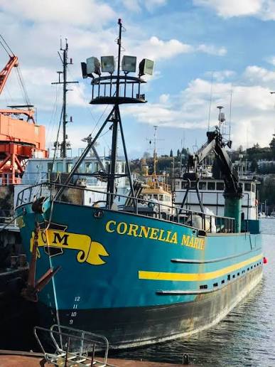 F/V Cornelia Mar 30 inches fishing boat model