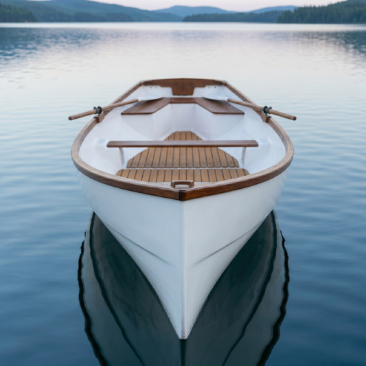 17ft Composite Whitehall Dinghy | Teak Accents & Classic Design