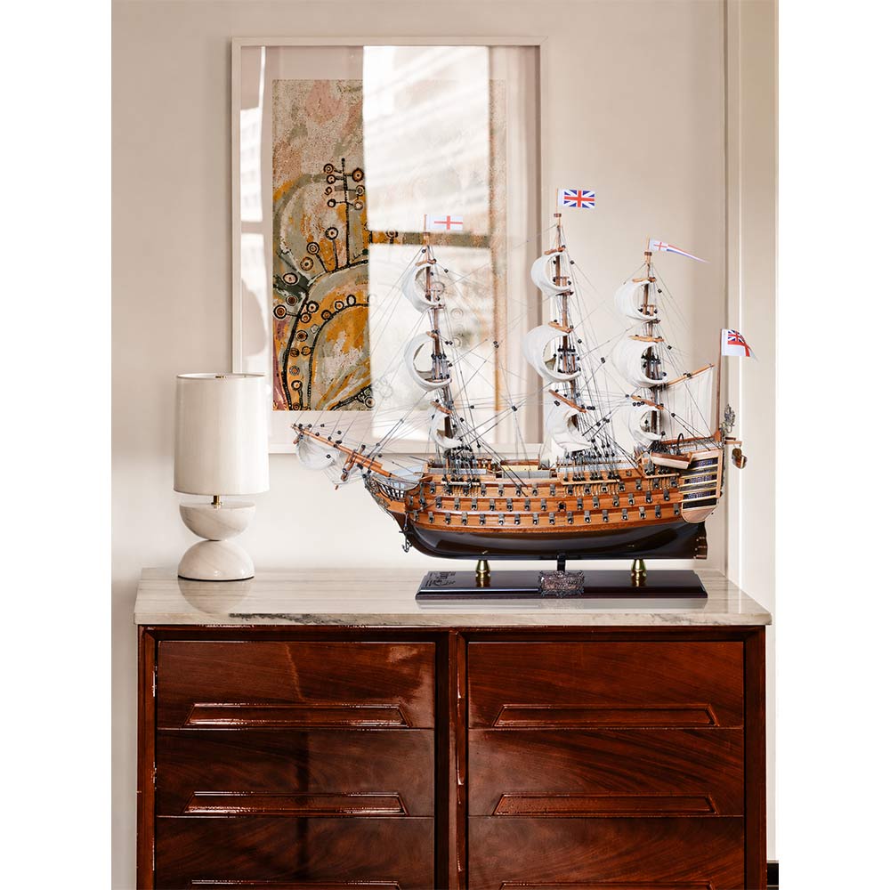 HMS Victory Sınırlı Üretim Downwind Tam Yelken Sadece 100 Adet Üretildi Amiral Serisi
