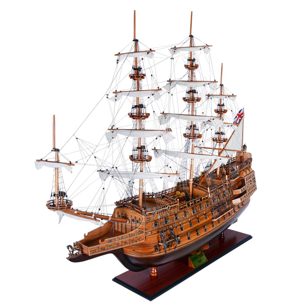 HMS Sovereign of The Seas XL With Display Case No Glass