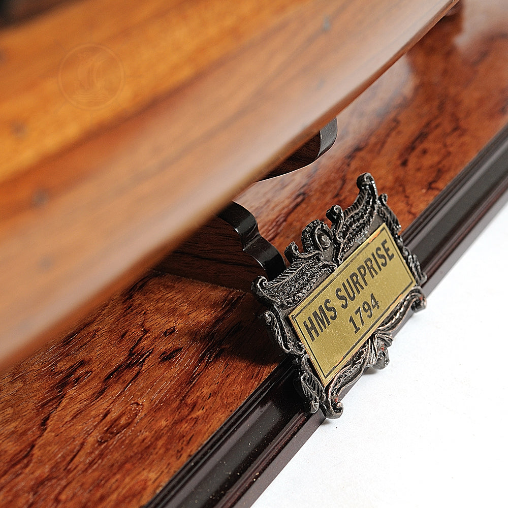 HMS Surprise Large With Table Top Display Case