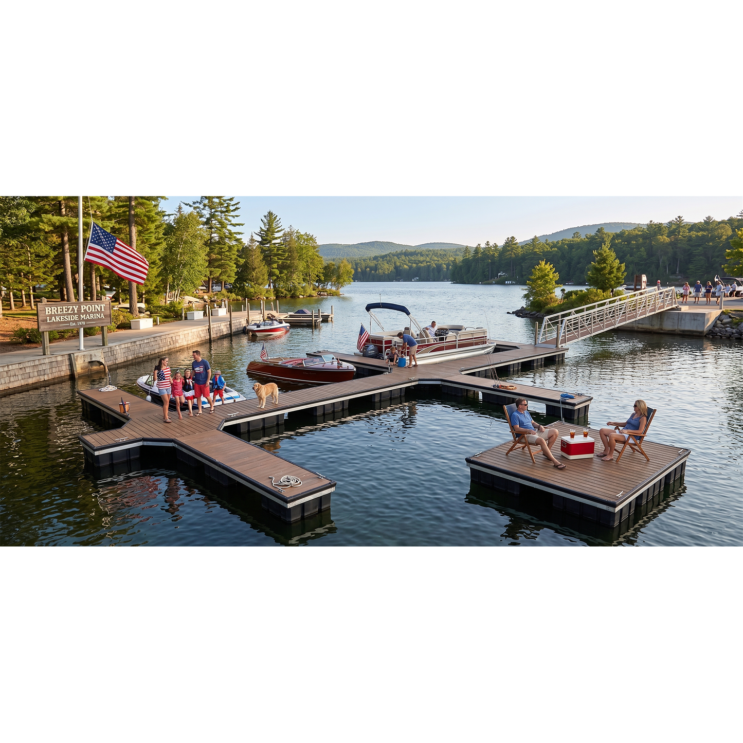 Modular Composite Floating Dock