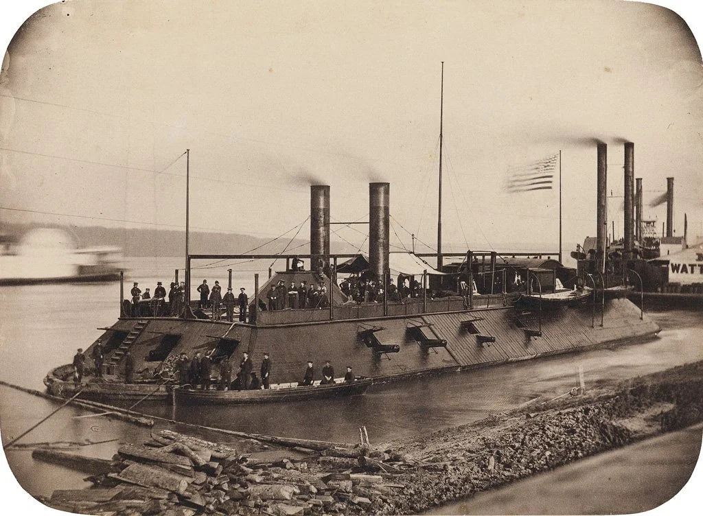 USS Carondelet Ironclad 36 inches Warship Ship Model