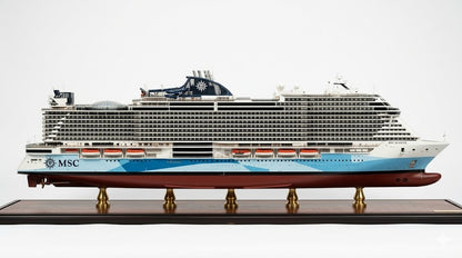 Italian MSC Seascape (Seaside EVO-Class) Cruise Ship 36 Inches Model