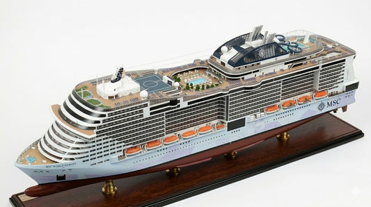 Italian MSC Meraviglia Cruise Ship 30 Inches Model