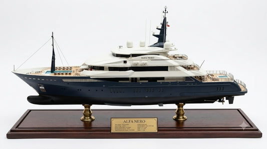 Italian ALFA NERO 30 Inches Ship Model