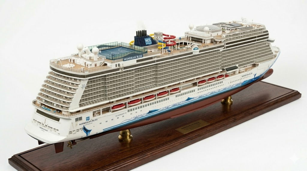 American Norwegian Bliss (Breakaway Plus Class) – Norwegian Cruise Line 30 Inches Ship Model