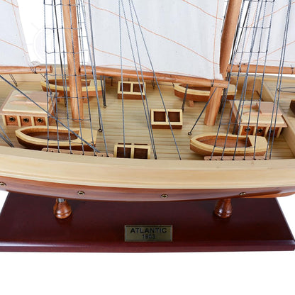 Atlantic Yacht Sailboat Model Schooner