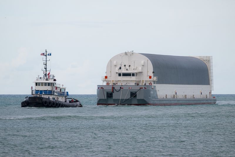 Pegasus Barge (NASA Vessel) 36 Inches Ship Model