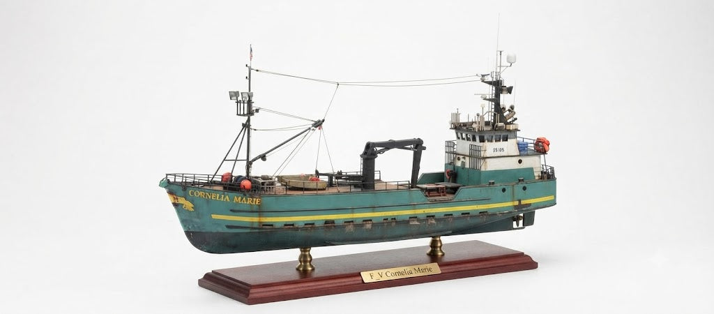 F/V Cornelia Mar 30 inches fishing boat model