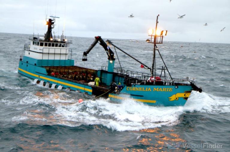 F/V Cornelia Mar 30 inches fishing boat model