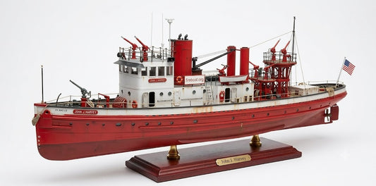 John J. Harvey 36 Inches Ship Model