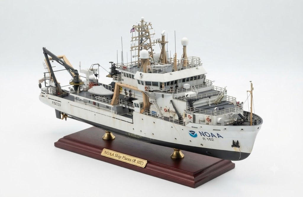NOAA Ship Pisces (R 102) 30 Inches Ship Model