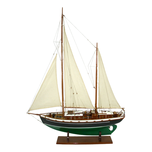 Daphne Sailboat Schooner Yacht Model
