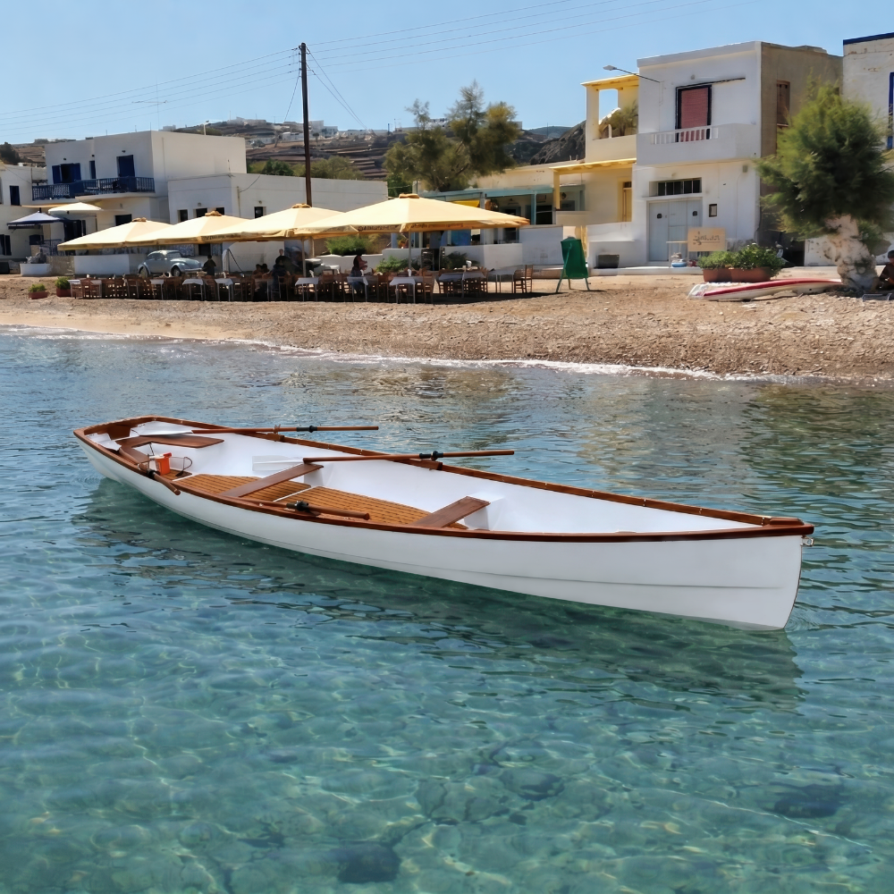 17ft Composite Whitehall Dinghy | Teak Accents & Classic Design