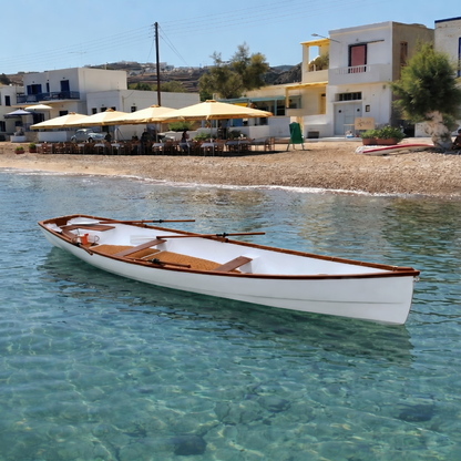 17ft Composite Whitehall Dinghy | Teak Accents & Classic Design