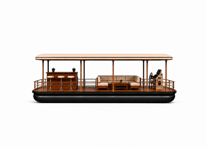 Captain Heritage 19ft Luxury Floating Lounge Pontoon