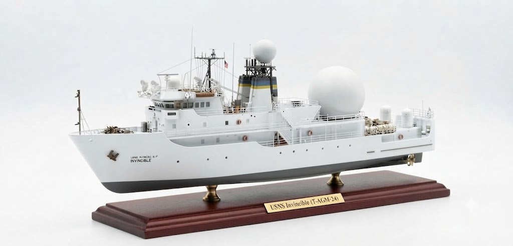 USNS Invincible (T-AGM-24) 30 Inches Ship Model