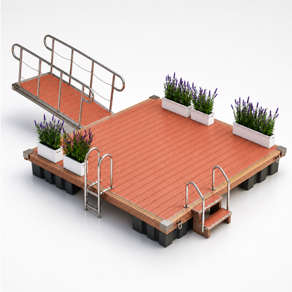 Floating Dock For Pond