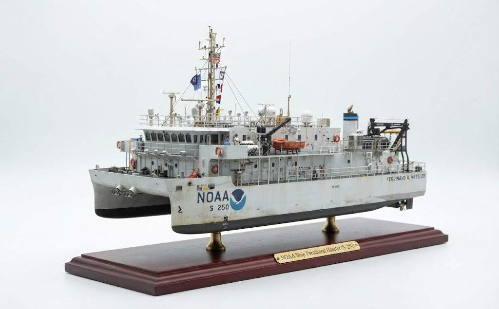 NOAA Ship Ferdinand Hassler (S 250) 30 inches boat model