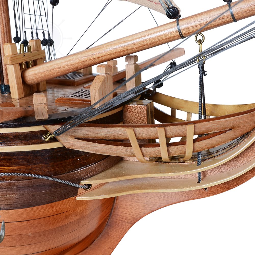 Old Modern Handicrafts New HMS Bounty Ship Model - Museum Quality Fully Assembled Model Ship for Home & Offics - 37.0L x 10.0W x 30.0H Inches