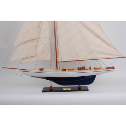 Defender Painted Large Sailboat Schooner Yacht Model