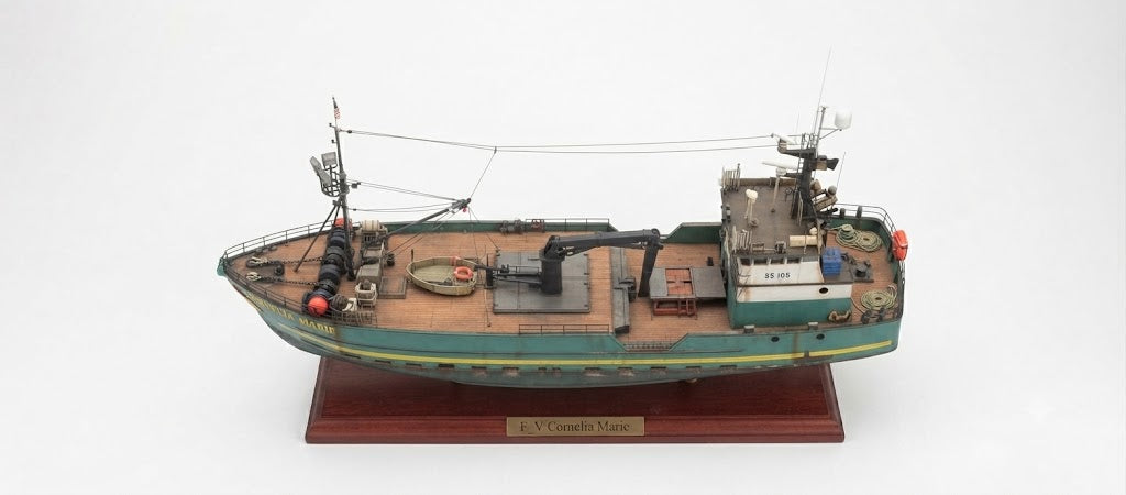 F/V Cornelia Mar 30 inches fishing boat model