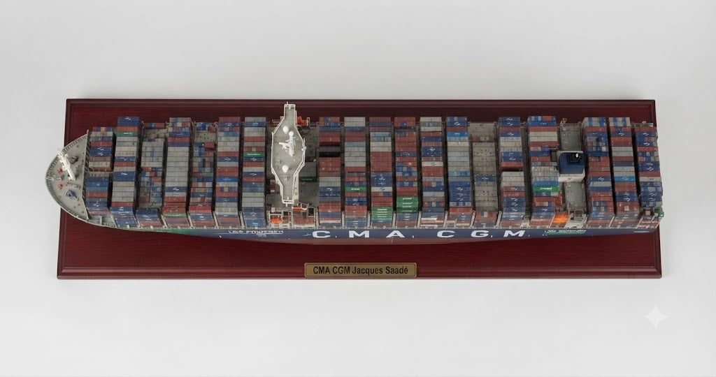 CMA CGM Jacques Saadé 36 inches Container Ship Model
