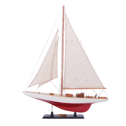 Ranger Painted Large Sailboat Schooner Yacht Model