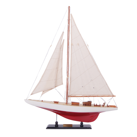 Ranger Painted Large Sailboat Schooner Yacht Model